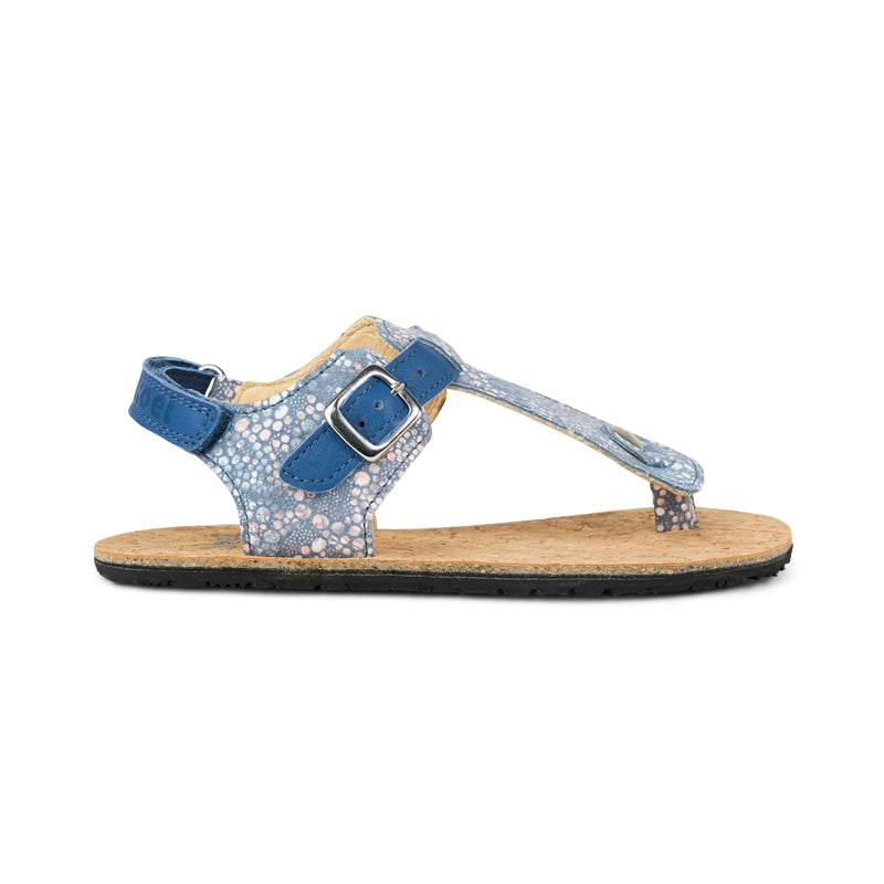 Koel Abriana Fantasy Jeans Barfuß-Sandale für Kinder aus Wildleder