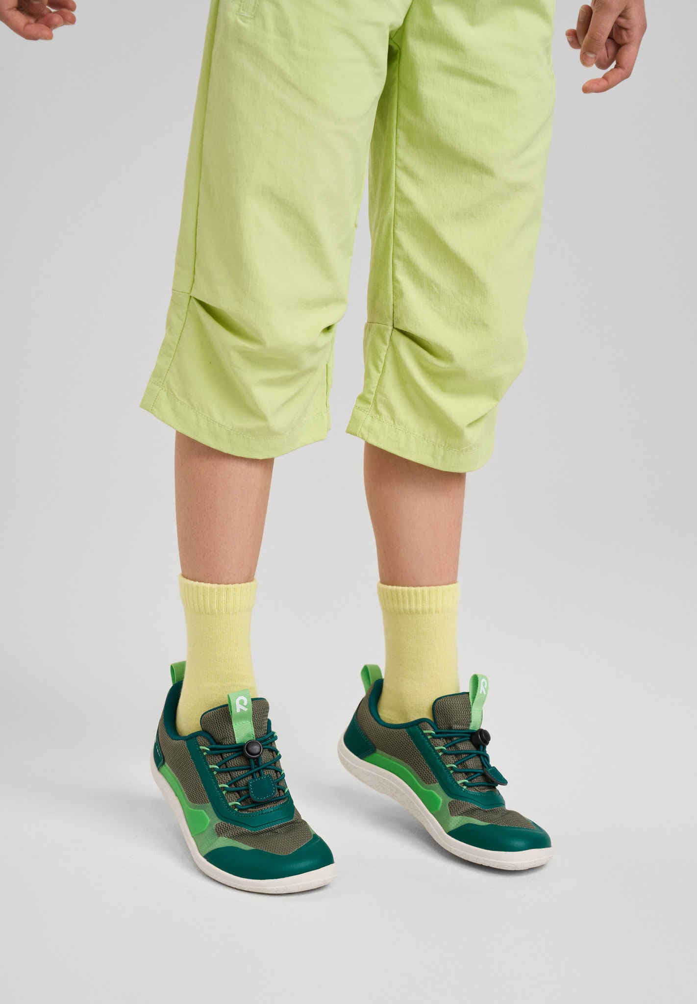 Reima Tallustelu Greyish Green – wetterfester Barfuß-Sneaker