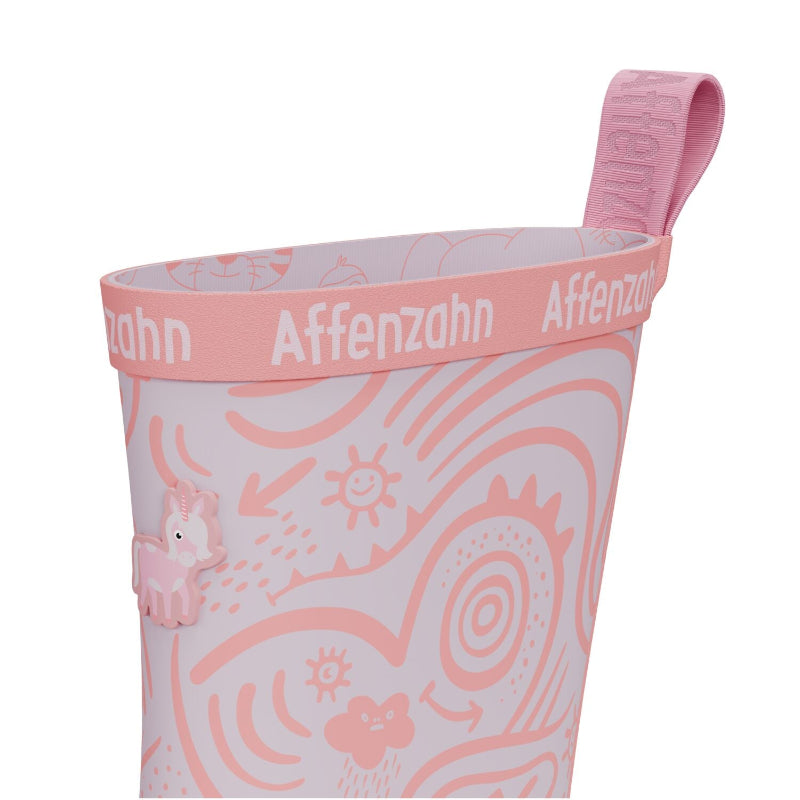 Affenzahn Vegan Plashy Einhorn – flexibler Barfuß-Gummistiefel