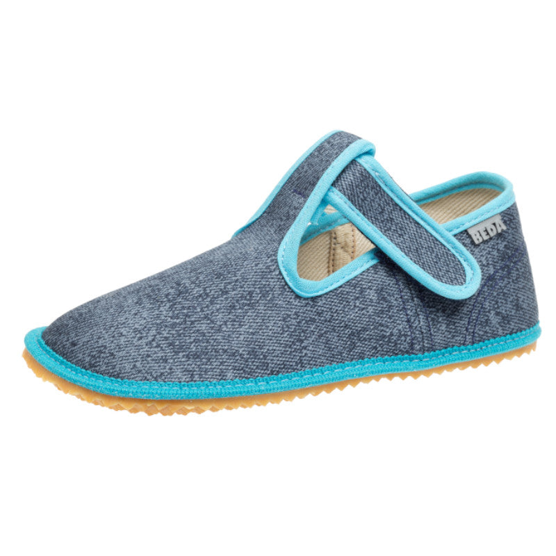 BEDA Hausschuhe V2 Turquoise Denim