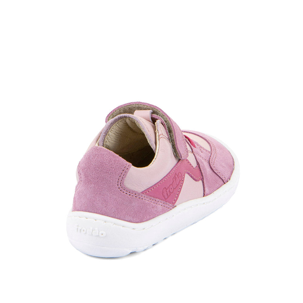 FRODDO Barefoot River Fuxia / Pink – flexibler Barfuß-Ledersneaker
