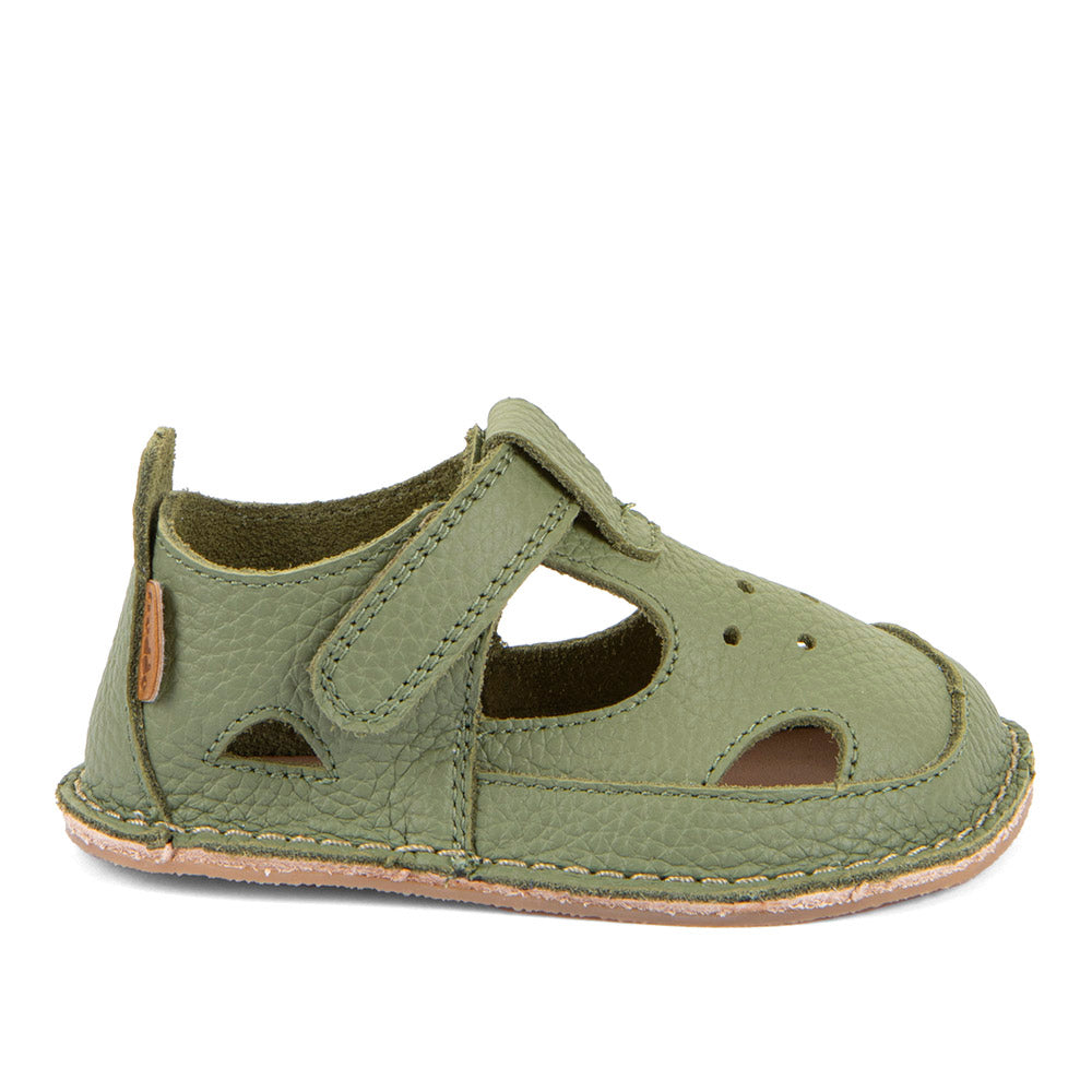 FRODDO Barefoot Stap Olive – Barfuß-Lederschuh