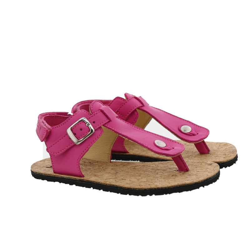 Koel Abriana Nappa Fuchsia Barfuß-Sandale für Kinder