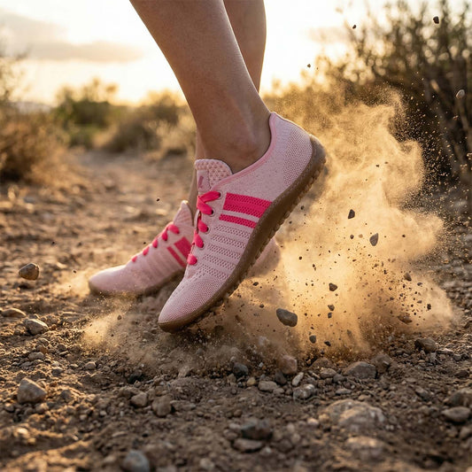 Leguano Caribeo Rose – federleichter Barfuß-Sneaker