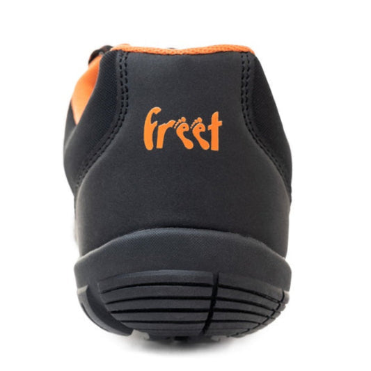Freet Feldom Black / Orange – minimalistischer Trail-Barfußschuh
