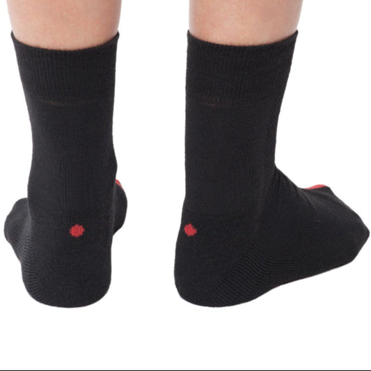 plus12socks Cotton Mittel Schwarz