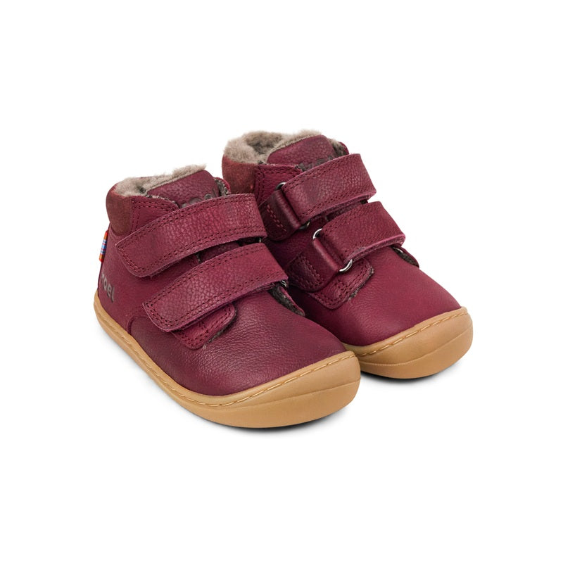 Koel Bonnie Lambswool Bordo Barfußschuh