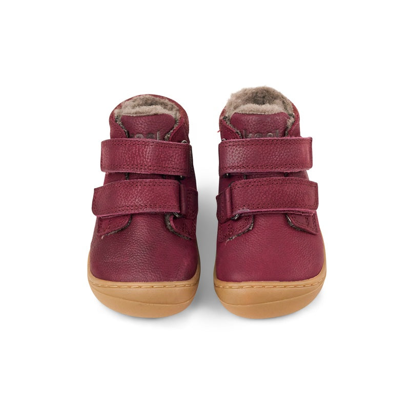 Warmer Barfußschuh aus Bio-Nappaleder