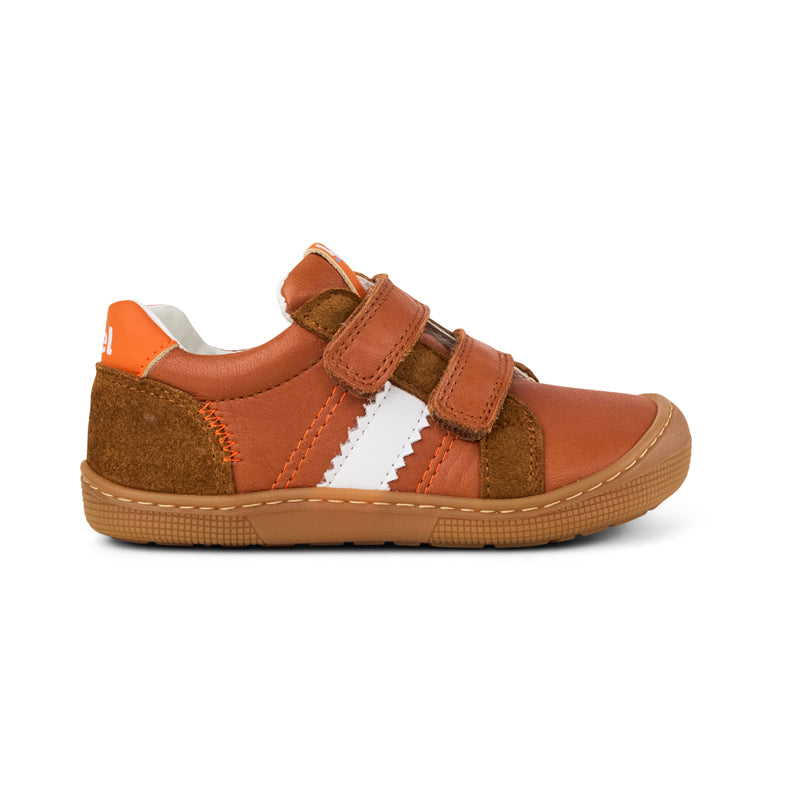 Sportlicher Kinder-Barfußschuh Koel Denis Nappa Cognac Orange