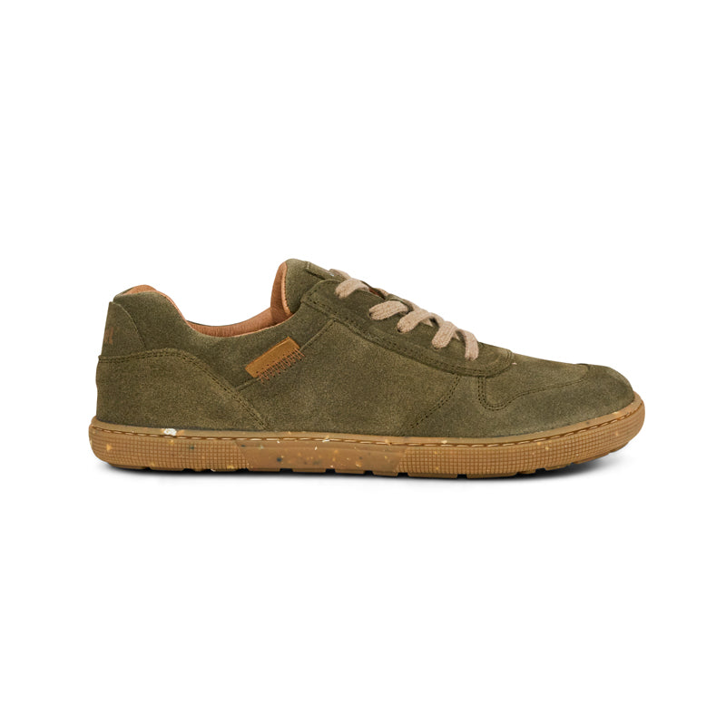 Koel Francie  Suede Eco Olive Barfuß-Sneaker für Erwachsene
