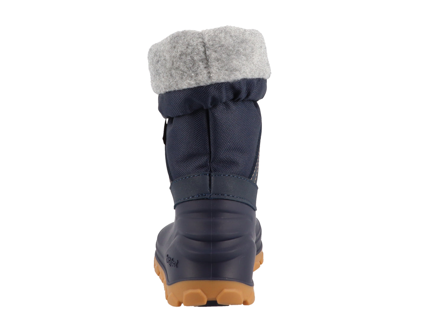 Lurchi Barefoot Joel Navy - wasserdicht, vegan, Canadian Boot-Style, Winterstiefel Kinder, hinten