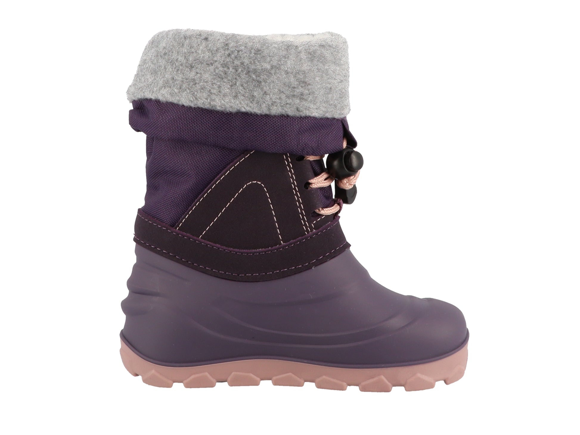 Lurchi Barefoot Joel Purple - wasserdicht, vegan, Canadian Boot-Style, Winterstiefel Kinder, Seite