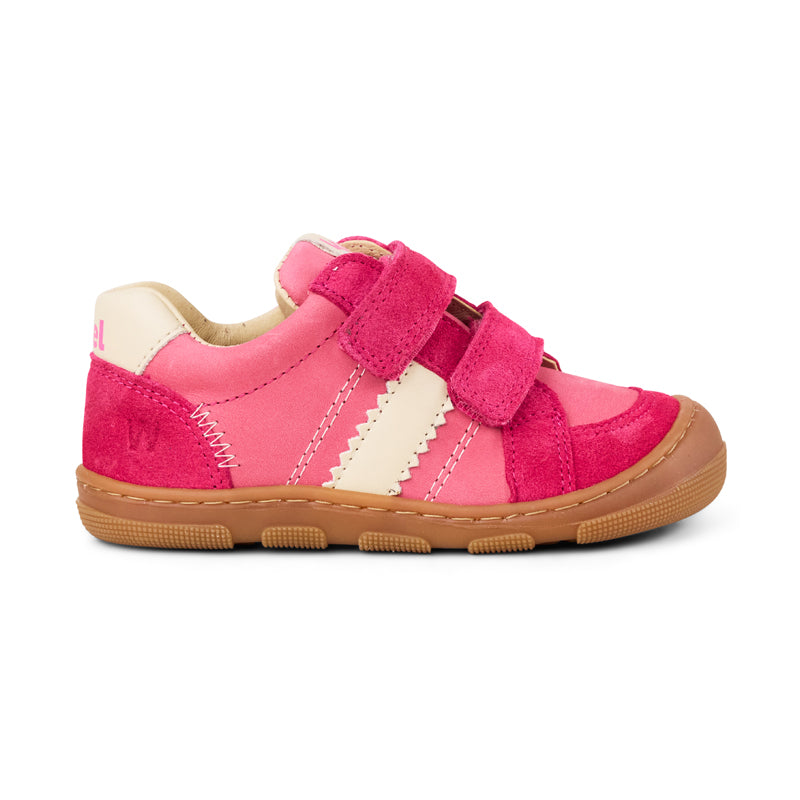 Koel Kobi W II Fuchsia Barfußschuh für Kinder aus Glattleder