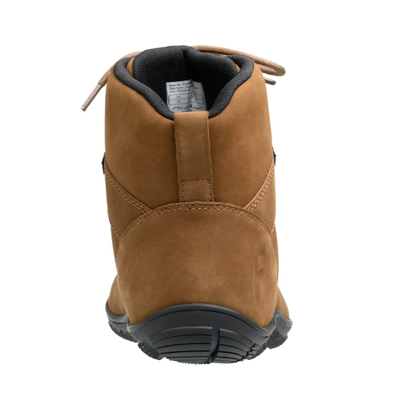 Wasserdichter Barfuß-Wanderstiefel aus Leder