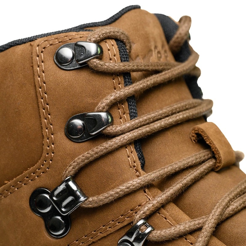 Wasserdichter Barfuß-Wanderstiefel aus Leder