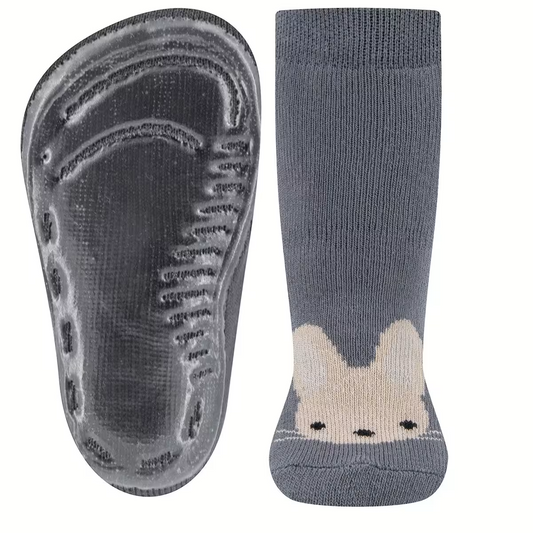 Ewers Stoppersocken Hase Stahlgrau