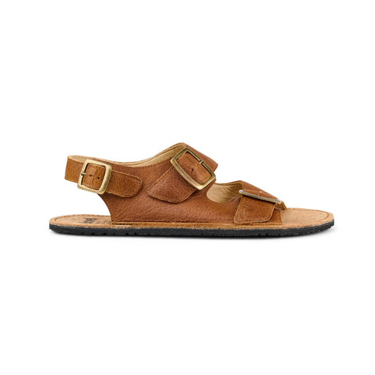 Koel Ada Cognac Barfuß-Sandale für Erwachsene aus Leder