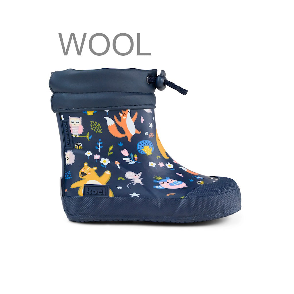 Koel Gummistiefel Wibi Wool Bear Blue