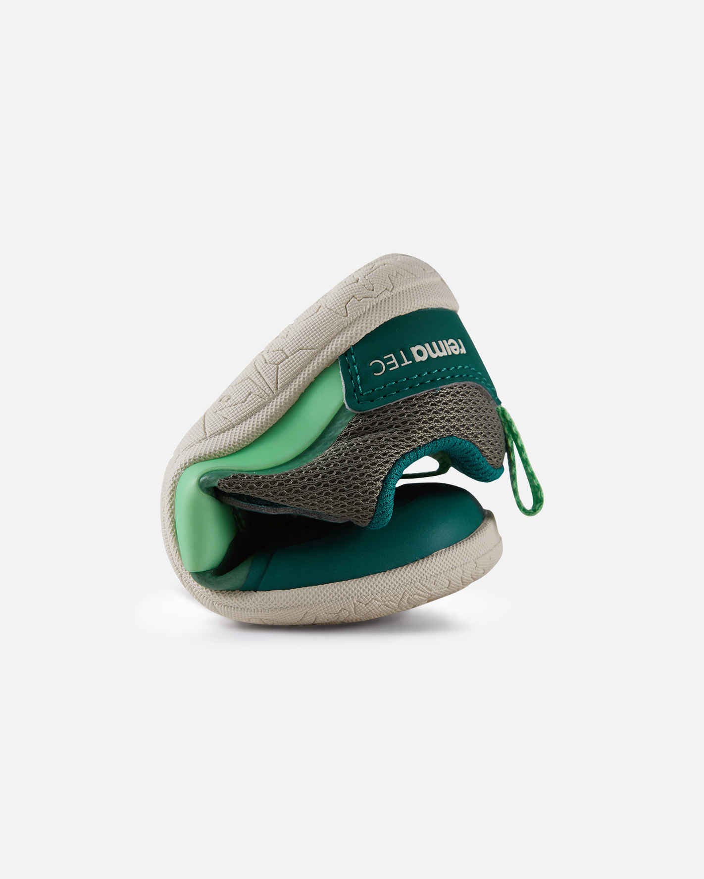 Reima Tepastelu Greyish Green – wetterfester Barfuß-Sneaker