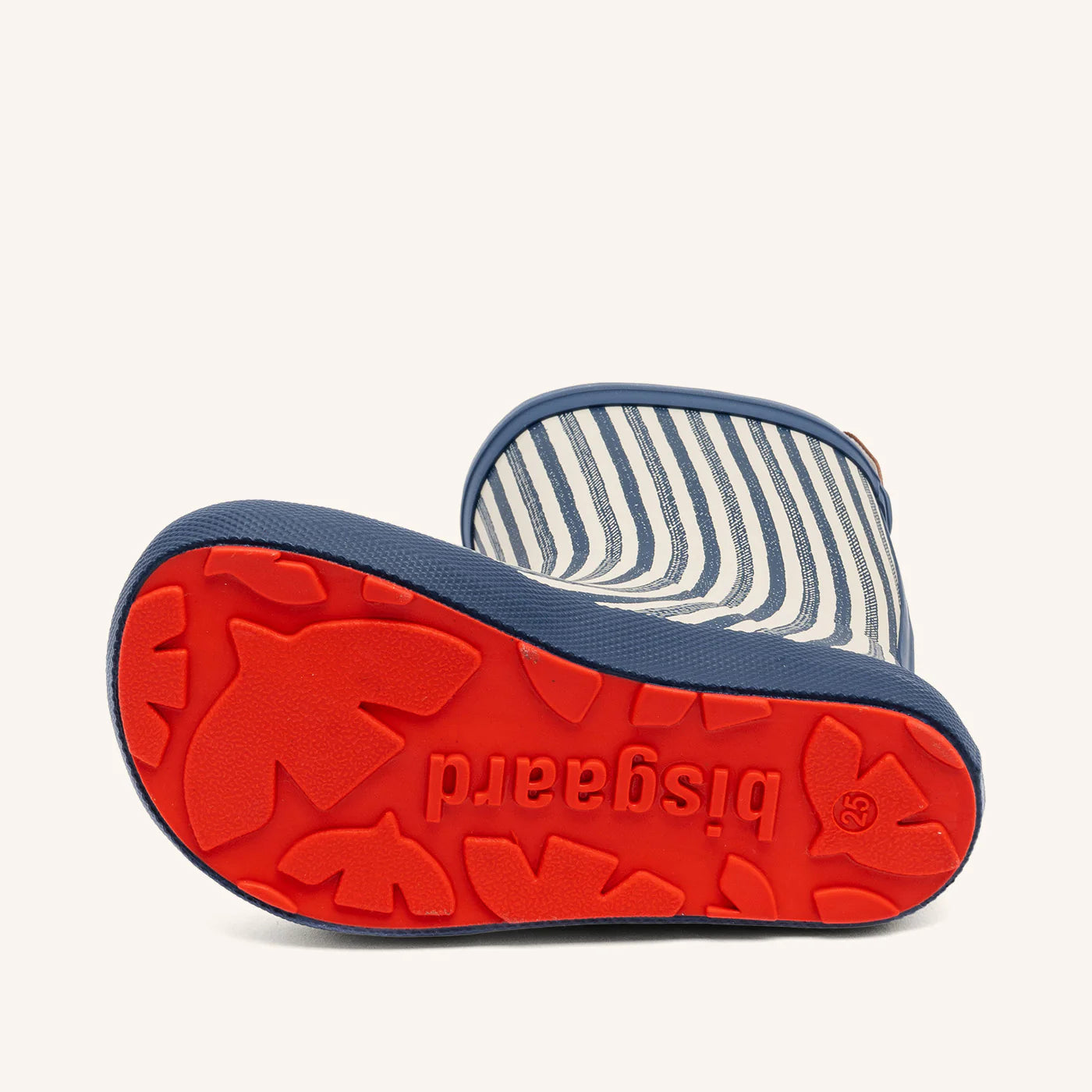 Flexible Gummisohle des Bisgaard barefoot High Rubber Barfuß-Gummistiefels