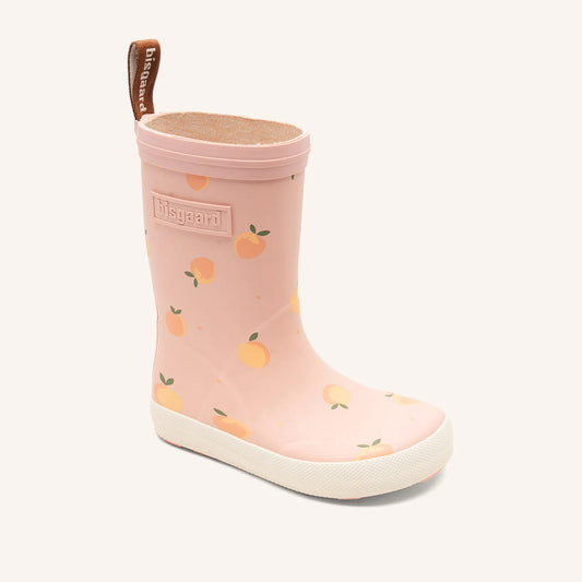 Bisgaard barefoot High Rubber Peach Pop hoher Barfuß-Gummistiefel für Kinder