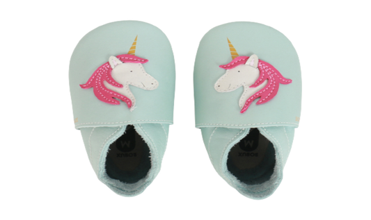 Bobux Soft Soles Stardust Aqua Shimmer