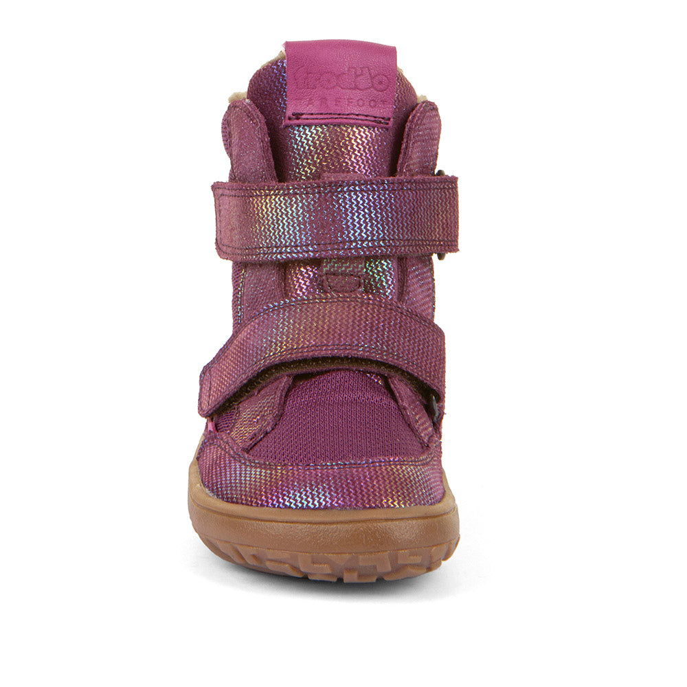 Froddo Barefoot Winterstiefel Multicolor Rückansicht - hoher Schaft, bunt
