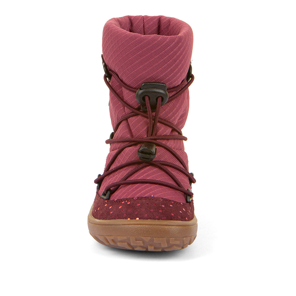 Froddo Barfuß-Winterstiefel Bordeaux - flexible Sohle, ergonomische Zehenbox
