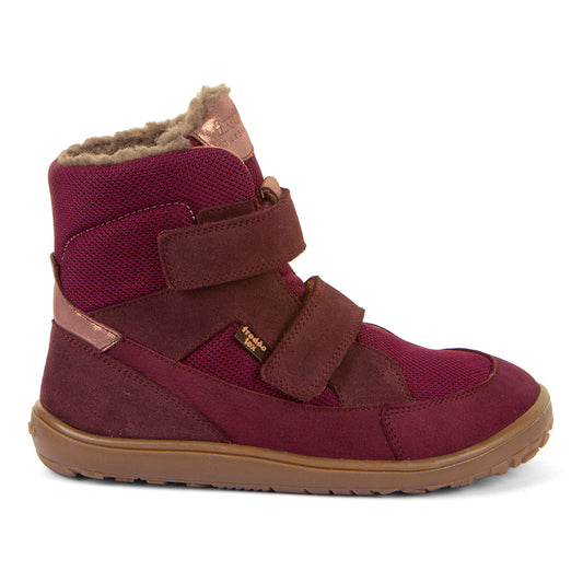 Froddo Barefoot Up Tex Winter Bordeaux - Wasserdichte Barfuß-Winterstiefel