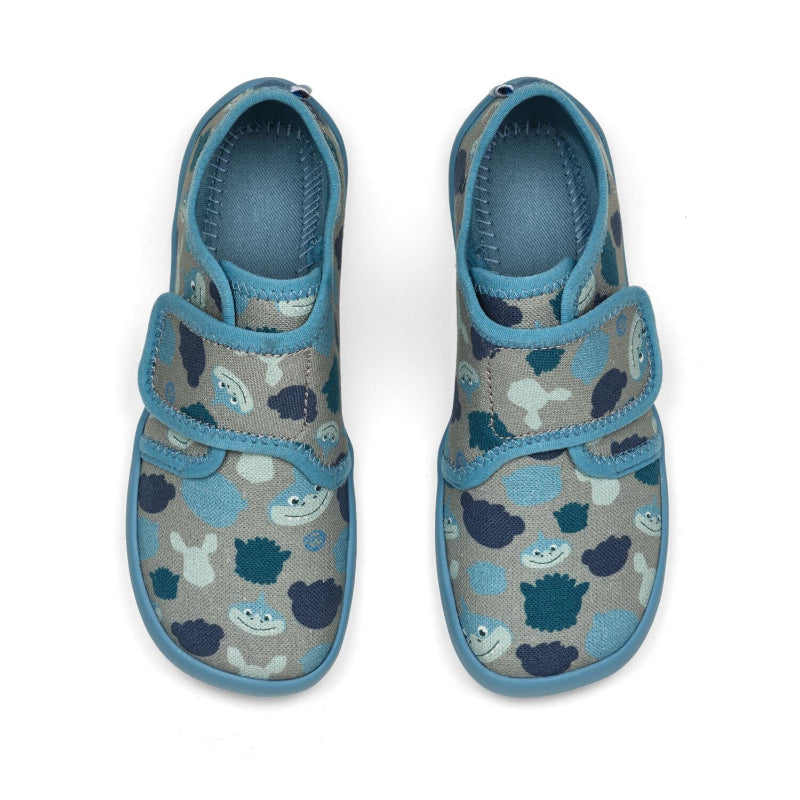 Affenzahn Slipper Cotton Movy Hai - Barfuß-Hausschuhe