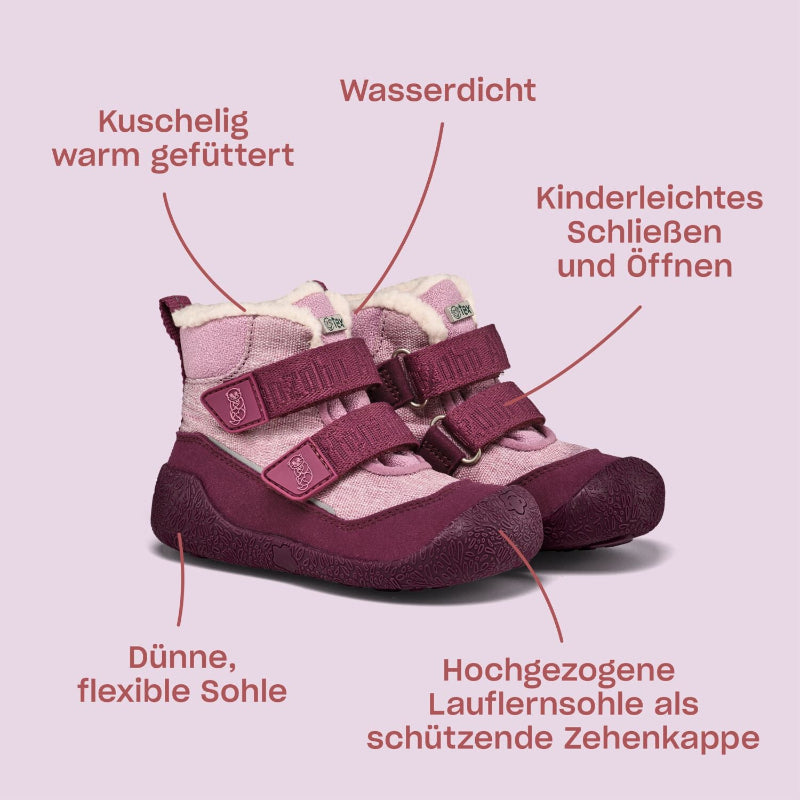 Affenzahn Schneestiefel Vegan Snuggy Elefant