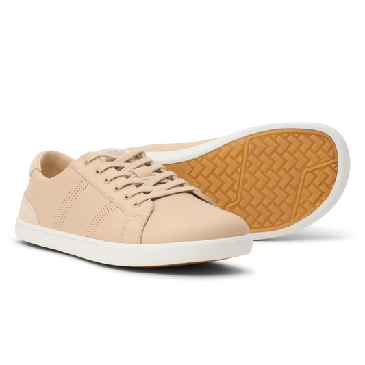 Xero Shoes Dillon Leather Tan Barfuß-Sneaker aus Nappaleder