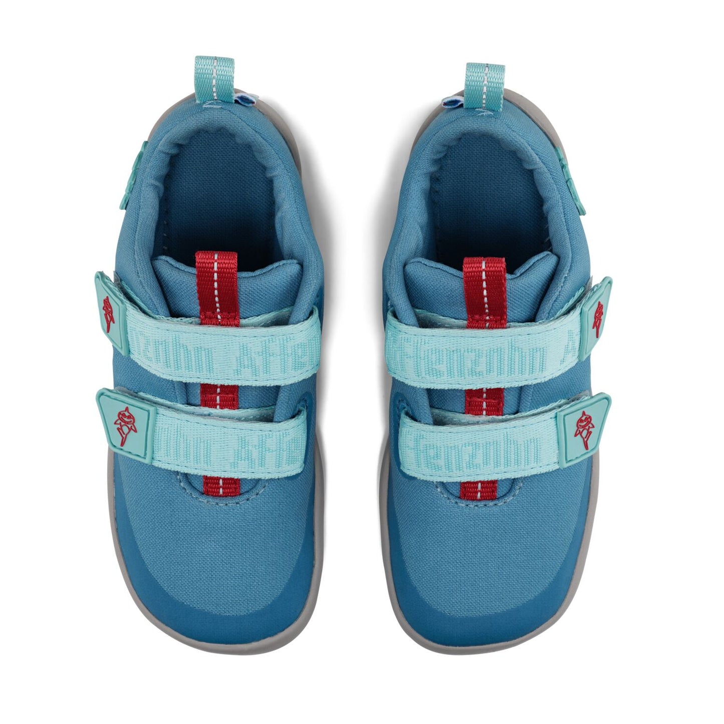 Affenzahn Sneaker Cotton Lucky Shark - Bio-Baumwolle, Klettverschluss, Barfußsneaker Kinder

