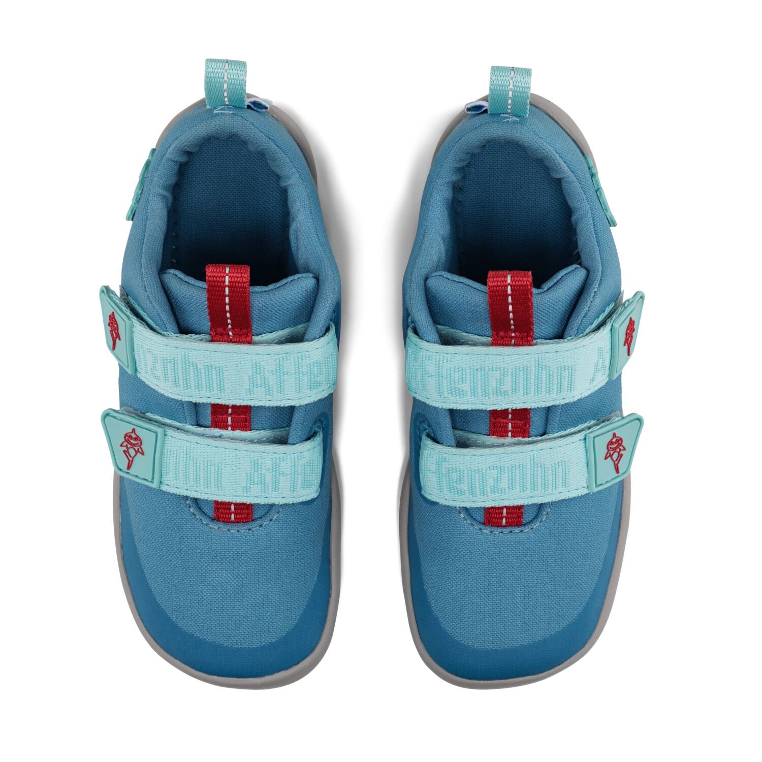Affenzahn Sneaker Cotton Lucky Shark - Bio-Baumwolle, Klettverschluss, Barfußsneaker Kinder
