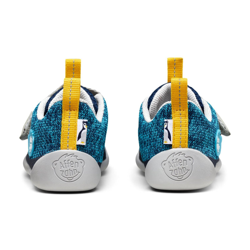 Affenzahn Knit Happy Pinguin – leichter Barfuß-Sneaker