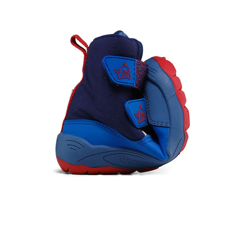 Affenzahn Blizzy Wal gefütterter Barfußschuh für Kinder