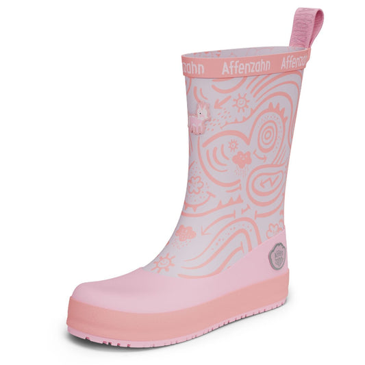 Affenzahn Vegan Plashy Einhorn Barfuß-Gummistiefel für Kinder