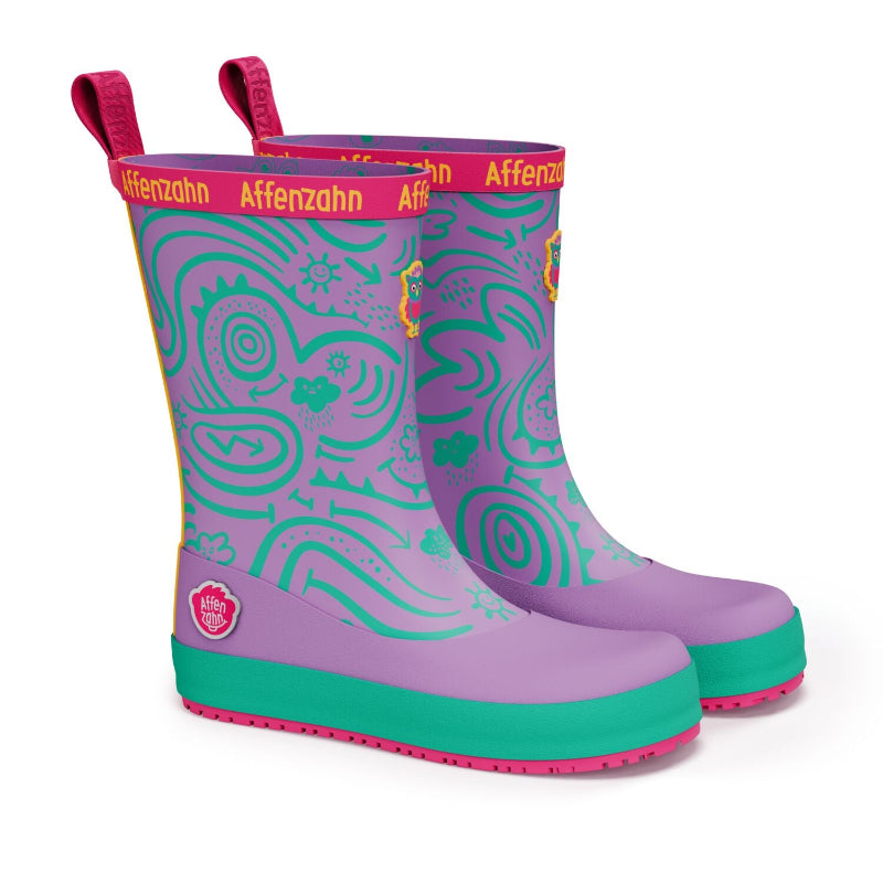 Affenzahn Vegan Plashy Barfuß-Gummistiefel für Kinder