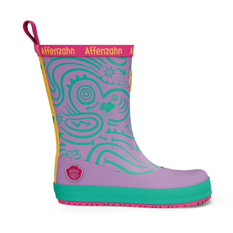 Schlaufe und reflektierendes Logo des Affenzahn Vegan Plashy