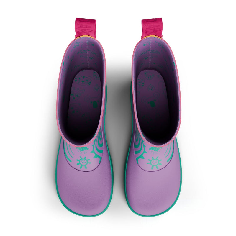 Affenzahn Vegan Plashy Eule – flexibler Barfuß-Gummistiefel