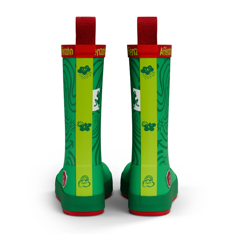 Schlaufe und reflektierendes Logo des Affenzahn Vegan Plashy