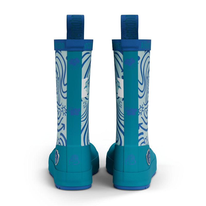 Affenzahn Vegan Plashy Hai – flexibler Barfuß-Gummistiefel