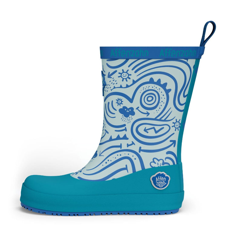 Affenzahn Vegan Plashy Hai – flexibler Barfuß-Gummistiefel