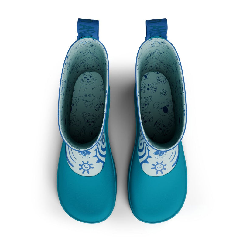 Affenzahn Vegan Plashy Hai – flexibler Barfuß-Gummistiefel