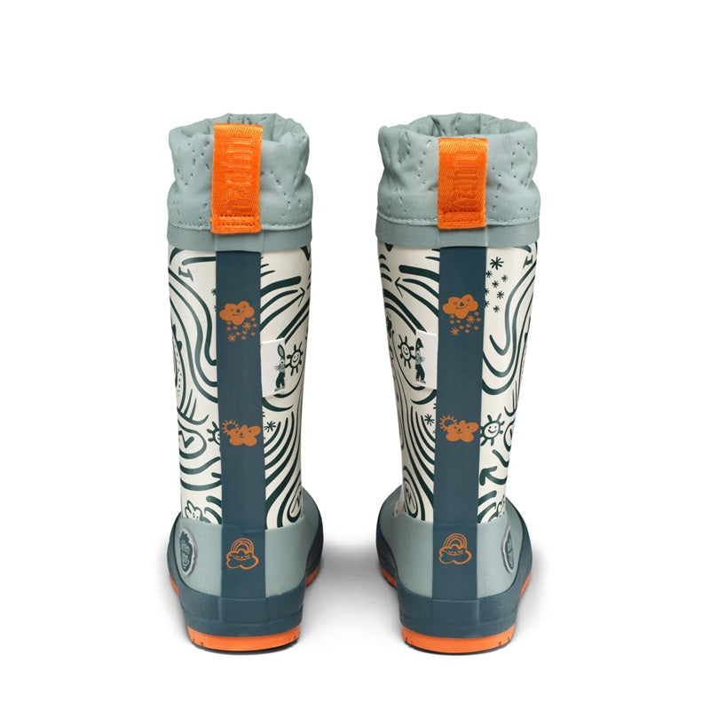 Gefütterter Affenzahn Gummistiefel für Kinder