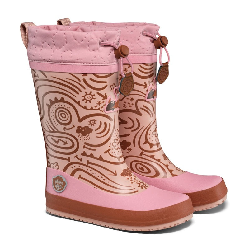Affenzahn Vegan Puddly Reh Barfuß-Gummistiefel