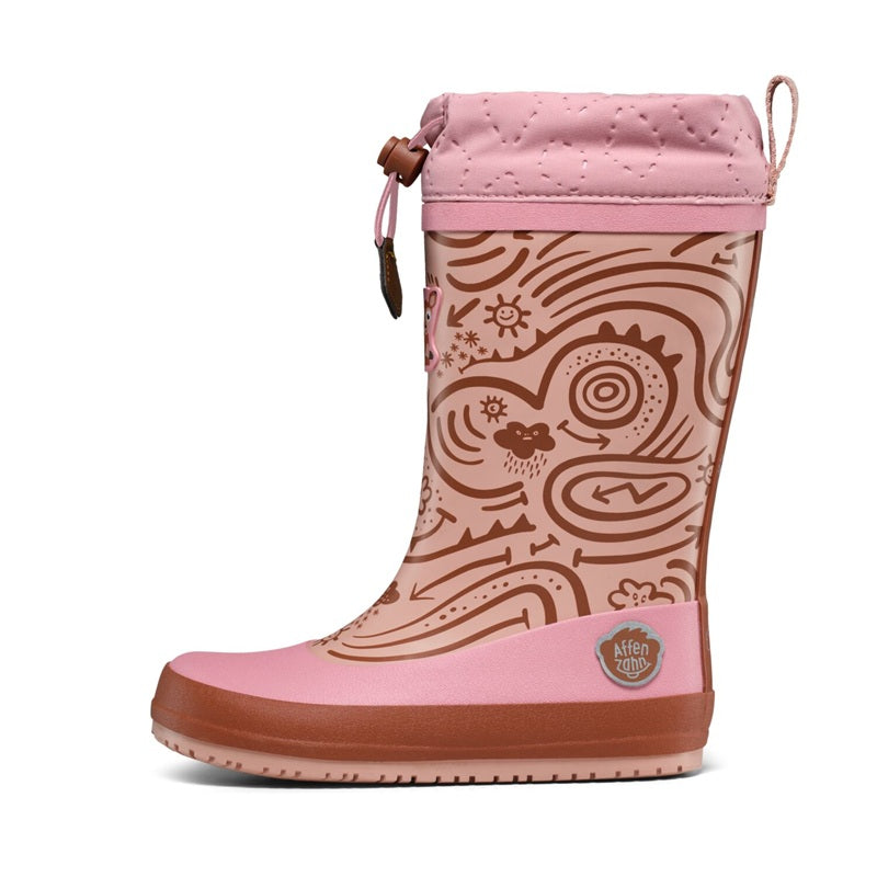 Gefütterter Affenzahn Gummistiefel für Kinder