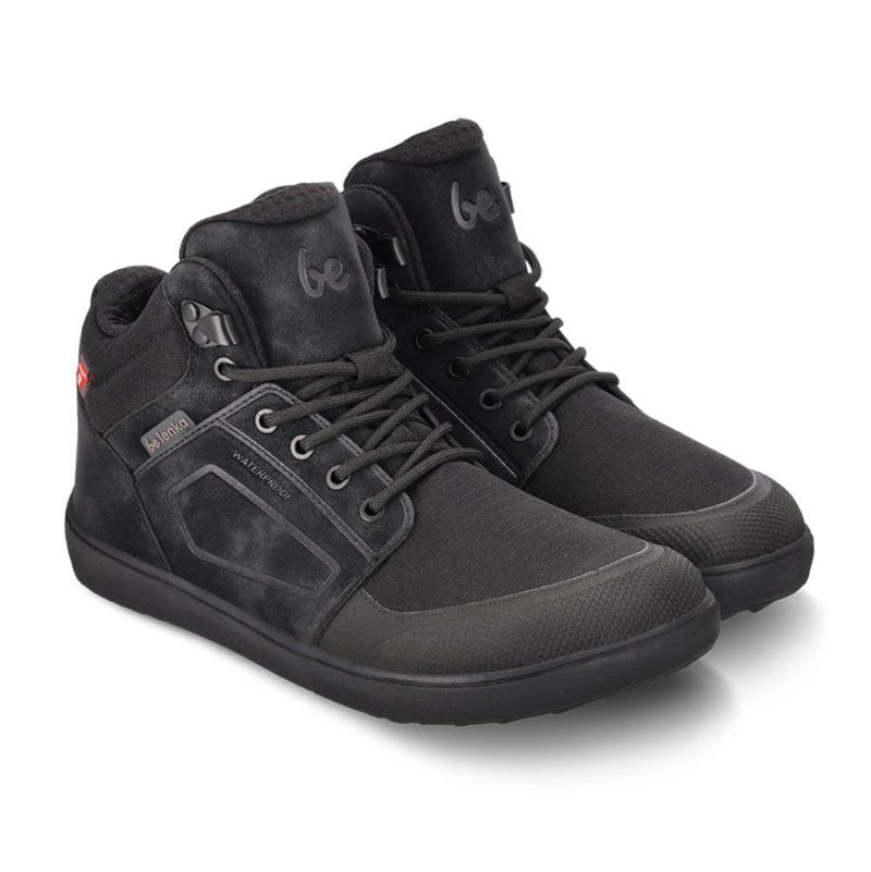Be Lenka ArcticEdge All Black Winter Barfußschuh