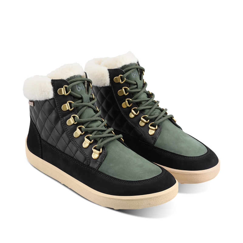 Eleganter Barfuß Winterstiefel Leder Be Lenka