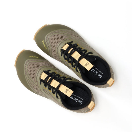 Leichter Barfuß-Wanderschuh in Khaki
